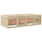 vidaXL Daybed with Drawers without Mattress Sonoma Oak 100x200 cm