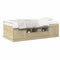 vidaXL Daybed with Drawers without Mattress Sonoma Oak 90x200 cm
