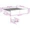 vidaXL Bed Frame with Drawers without Mattress White 180x200 cm Super King