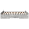 vidaXL Bed Frame with Drawers without Mattress Concrete Grey 150x200 cm King Size