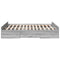 vidaXL Bed Frame with Drawers without Mattress Grey Sonoma 150x200 cm King Size