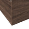 vidaXL Bed Frame with Drawers without Mattress Brown Oak 120x190 cm Small Double