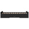 vidaXL Bed Frame with Drawers without Mattress Black 100x200 cm