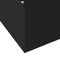 vidaXL Bed Frame with Drawers without Mattress Black 100x200 cm