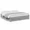 vidaXL Bed Frame with Drawers without Mattress Grey Sonoma 180x200 cm Super King