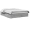 vidaXL Bed Frame with Drawers without Mattress Grey Sonoma 150x200 cm King Size