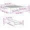 vidaXL Bed Frame with Drawers without Mattress Grey Sonoma 150x200 cm King Size