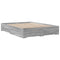vidaXL Bed Frame with Drawers without Mattress Grey Sonoma 140x200 cm