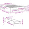 vidaXL Bed Frame with Drawers without Mattress Grey Sonoma 140x200 cm