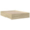 vidaXL Bed Frame with Drawers without Mattress Sonoma Oak 120x200 cm