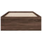 vidaXL Bed Frame with Drawers without Mattress Brown Oak 90x200 cm