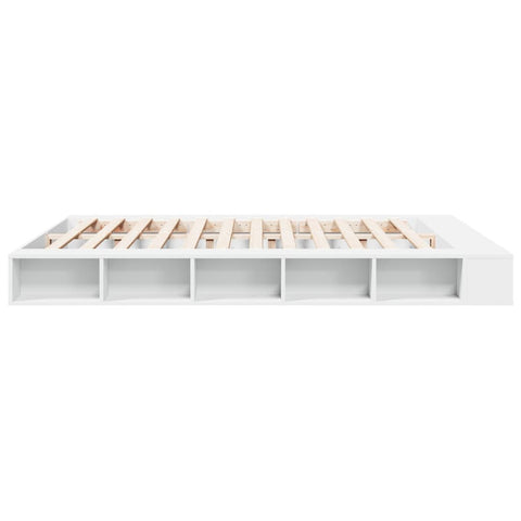 vidaXL Bed Frame without Mattress White 200x200 cm