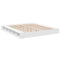 vidaXL Bed Frame without Mattress White 200x200 cm