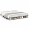 vidaXL Bed Frame without Mattress Concrete Grey 200x200 cm