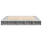vidaXL Bed Frame without Mattress Concrete Grey 200x200 cm