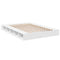 vidaXL Bed Frame without Mattress White 150x200 cm King Size