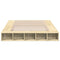 vidaXL Bed Frame without Mattress Sonoma Oak 140x200 cm