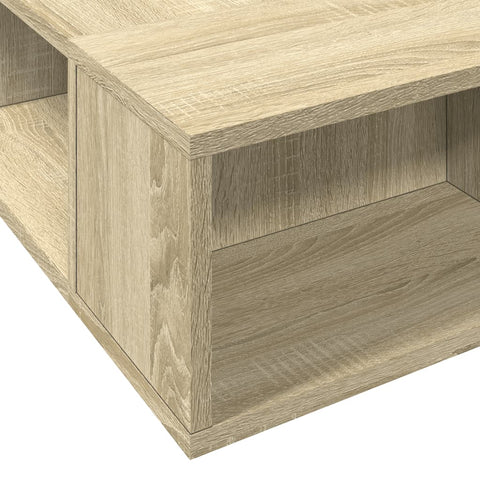vidaXL Bed Frame without Mattress Sonoma Oak 140x200 cm