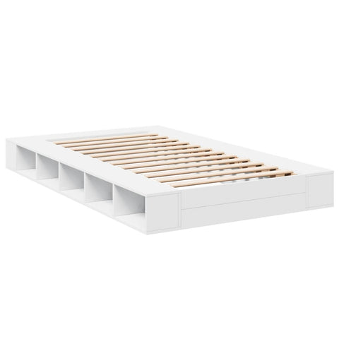 vidaXL Bed Frame without Mattress White 120x200 cm