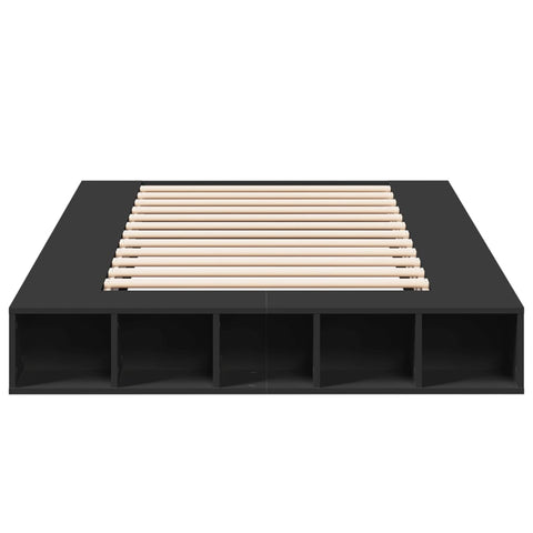 vidaXL Bed Frame without Mattress Black 120x200 cm