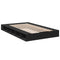 vidaXL Bed Frame without Mattress Black 120x200 cm
