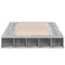 vidaXL Bed Frame without Mattress Grey Sonoma 135x190 cm Double