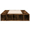 vidaXL Bed Frame without Mattress Smoked Oak 90x200 cm