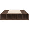 vidaXL Bed Frame without Mattress Brown Oak 90x200 cm
