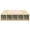 vidaXL Bed Frame without Mattress Sonoma Oak 90x190 cm Single