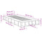 vidaXL Bed Frame without Mattress Sonoma Oak 90x190 cm Single