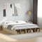 vidaXL Bed Frame without Mattress Sonoma Oak 200x200 cm