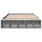 vidaXL Bed Frame without Mattress Concrete Grey 160x200 cm