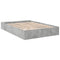 vidaXL Bed Frame without Mattress Concrete Grey 160x200 cm