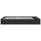 vidaXL Bed Frame without Mattress Black 140x200 cm