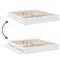 vidaXL Bed Frame with Drawers without Mattress White 180x200 cm Super King