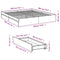 vidaXL Bed Frame with Drawers without Mattress Smoked Oak 180x200 cm Super King