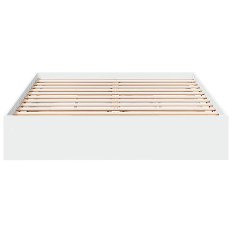 vidaXL Bed Frame with Drawers without Mattress White 160x200 cm
