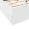 vidaXL Bed Frame with Drawers without Mattress White 160x200 cm