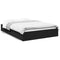 vidaXL Bed Frame with Drawers without Mattress Black 150x200 cm King Size