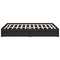 vidaXL Bed Frame with Drawers without Mattress Black 150x200 cm King Size