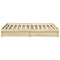 vidaXL Bed Frame with Drawers without Mattress Sonoma Oak 150x200 cm King Size