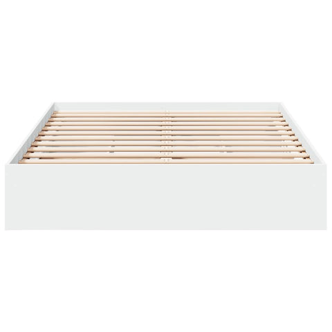 vidaXL Bed Frame with Drawers without Mattress White 140x200 cm
