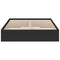vidaXL Bed Frame with Drawers without Mattress Black 120x200 cm
