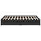 vidaXL Bed Frame with Drawers without Mattress Black 120x200 cm