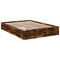 vidaXL Bed Frame with Drawers without Mattress Smoked Oak 120x200 cm