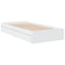 vidaXL Bed Frame with Drawers without Mattress White 90x200 cm