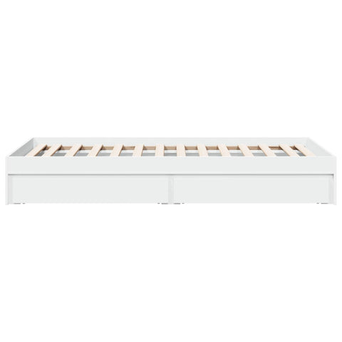 vidaXL Bed Frame with Drawers without Mattress White 90x200 cm