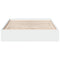 vidaXL Bed Frame with Drawers without Mattress White 140x190 cm