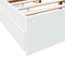vidaXL Bed Frame with Drawers without Mattress White 140x190 cm