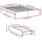 vidaXL Bed Frame with Drawers without Mattress Sonoma Oak 120x190 cm Small Double